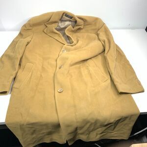 Ralph Lauren Cashmere & Wool Trench Coat Made In North Macedonia 44R